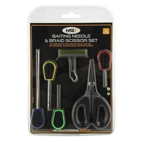 Produs de top | Set NGT Baiting Needle & Braid Scissor