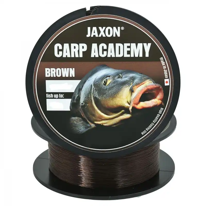Disponibil acum - Fir monofilament Jaxon Carp Academy Brown 0.27mm/15kg/300m