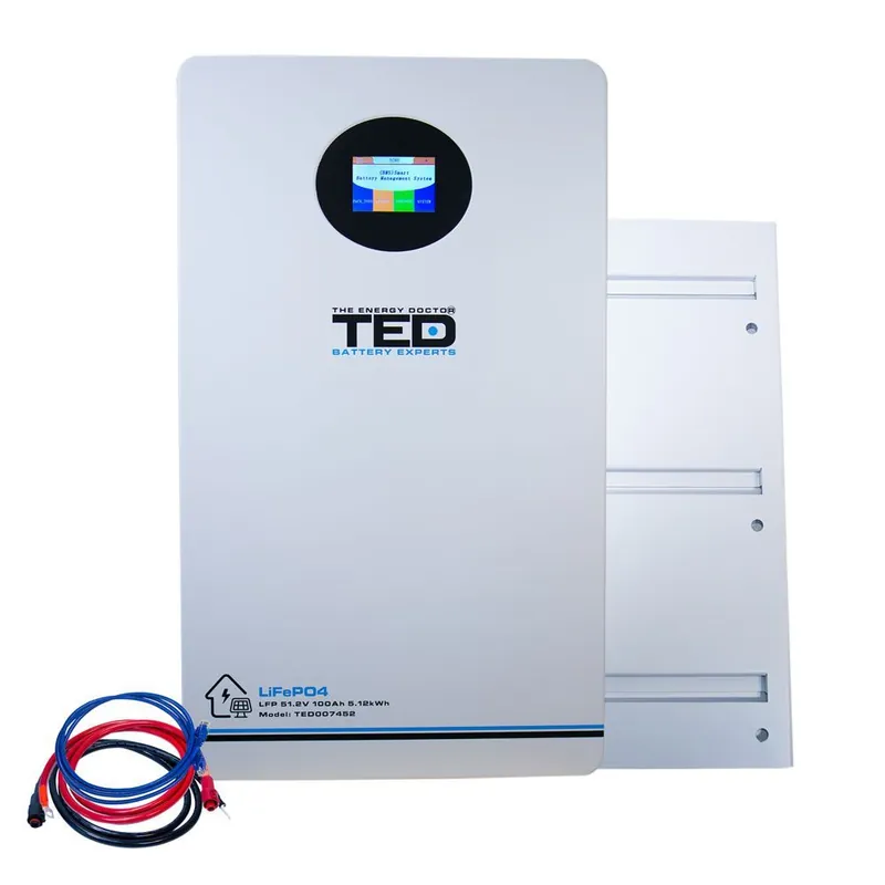 Acumulator GS TED LiFePO4 BMS Bluetooth 51.2V/100Ah - Preț atractiv