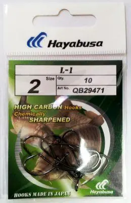 Carlige Hayabusa Teflonate NRB L-1, Nr.8 | Plată securizată